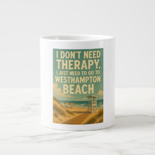 Grande Tasse Je n'ai pas besoin de thérapie, j'ai besoin de Wes