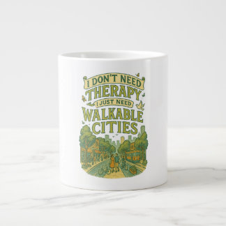 Grande Tasse Je n'ai pas besoin de thérapie, j'ai juste besoin 