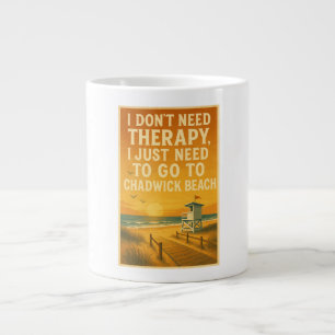 Grande Tasse Je n'ai pas besoin de thérapie, j'ai juste besoin