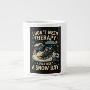 Grande Tasse Je n'ai pas besoin de thérapie, j'ai juste besoin