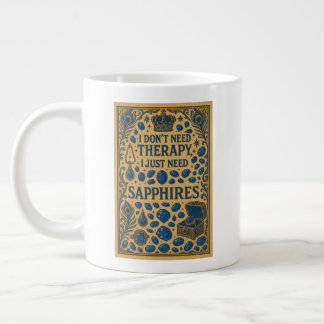 Grande Tasse Je n'ai pas besoin de thérapie, j'ai juste besoin