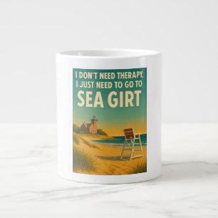 Grande Tasse Je n'ai pas besoin de thérapie, j'ai juste besoin
