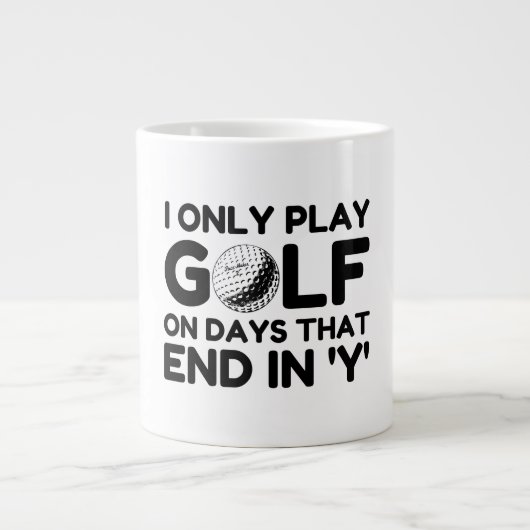 Grande Tasse Je Ne Joue Que Du Golf (Devant)