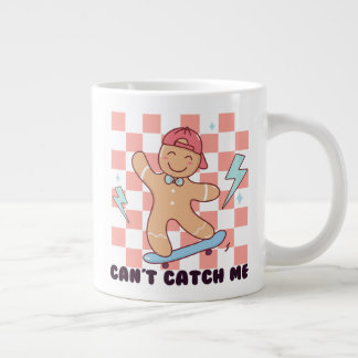 Grande Tasse Je ne peux pas me rattraper Noël Sublimation
