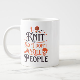 Grande Tasse Je ne tue pas les gens, Tricot Lovers Co