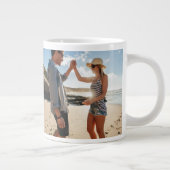 Grande Tasse Je nous aime Script One Photo Rose (Droite)