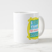 Grande Tasse Je parle couramment les citations FRIENDS™ - Peeph (Devant droit)