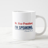 Grande Tasse Je parle Kamala Harris Vice-présidente 2020 (Droite)