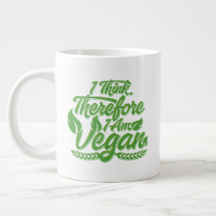 Grande Tasse Je Pense Que Je Suis Vegan.