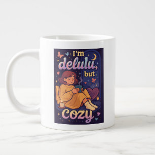 Grande Tasse Je suis delulu, mais confortable 2