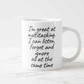 Grande Tasse Je suis doué pour le multitâche (Droite)
