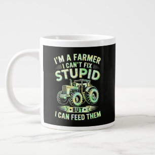 Grande Tasse Je suis un agriculteur je ne peux pas réparer bête