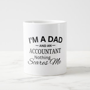 Grande Tasse Je suis un papa et un comptable Rien ne me fait pe