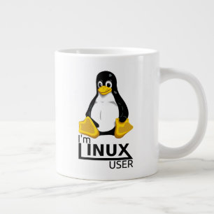 Grande Tasse Je suis un utilisateur Linux