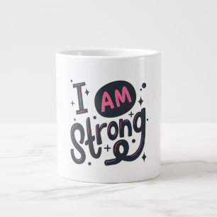 Grande Tasse Je suis une conception de typographie motivante fo