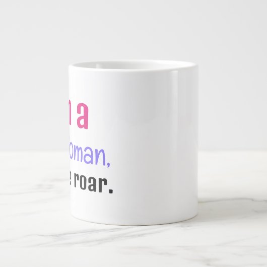 Grande Tasse "Je suis une patronne, écoute-moi hurler." (Devant)