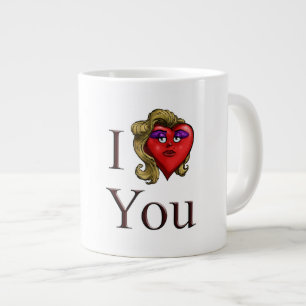 Grande Tasse Je T'Aime Elle Cœur