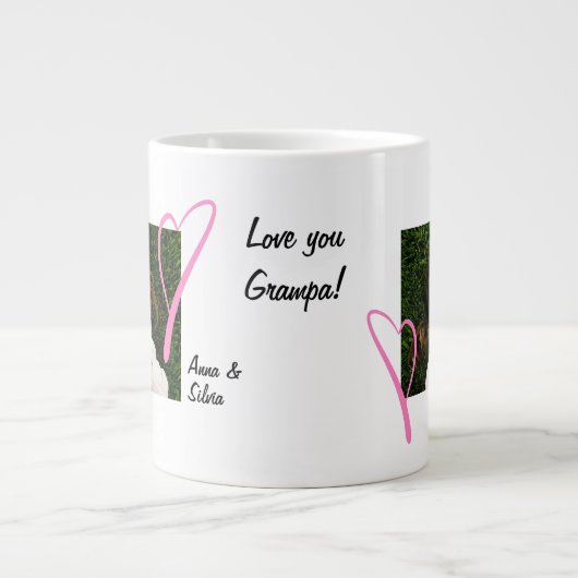 Grande Tasse Je t'aime Grampa ! (Devant)