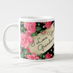 Grande Tasse Je t'aime grand-mère Floral