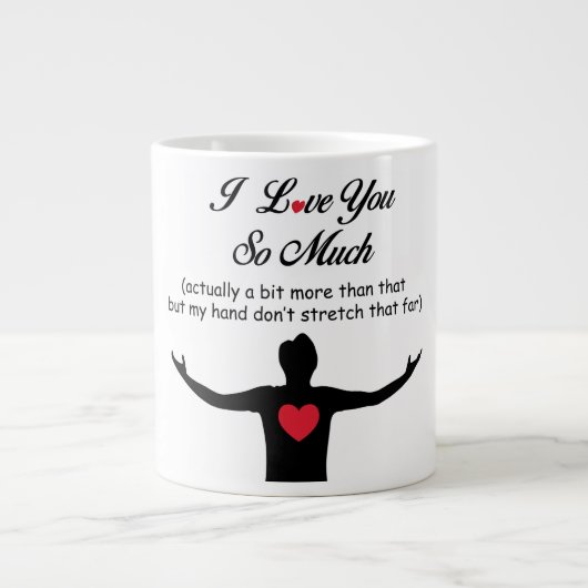 Grande Tasse Je t'aime tellement (Devant)