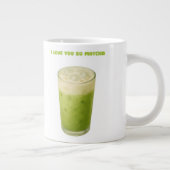 GRANDE TASSE JE T'AIME TELLEMENT MATCHA, MATCHA VERT THÉ AMOUR (Droite)