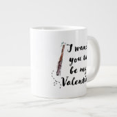 Grande Tasse Je Vous Demande D'Être Ma Valentine (Devant droit)