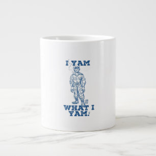 Grande Tasse Je Yam Ce Que Je Yam. Conception de croquis
