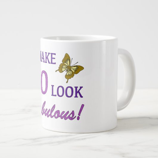 Grande Tasse J'En Fais 60 Fabuleux ! (Devant droit)