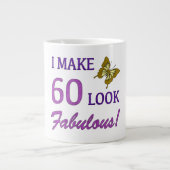 Grande Tasse J'En Fais 60 Fabuleux ! (Devant)