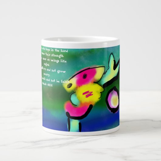 Grande Tasse jésus donne la force (Devant)