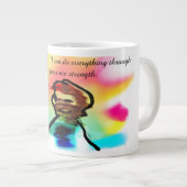 Grande Tasse jésus est la force (Devant droit)