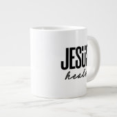 Grande Tasse Jésus guérit (Devant droit)