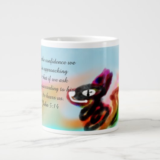 Grande Tasse Jésus ici (Devant)