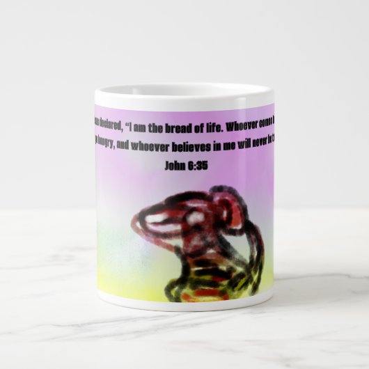 Grande Tasse Jésus ici  (Devant)