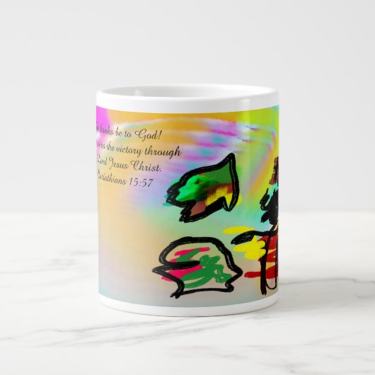 Grande Tasse jesus merci (Devant)
