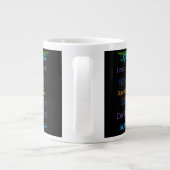Grande Tasse Jesus Noms multicolore (Dos)