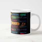 Grande Tasse Jesus Noms multicolore (Droite)
