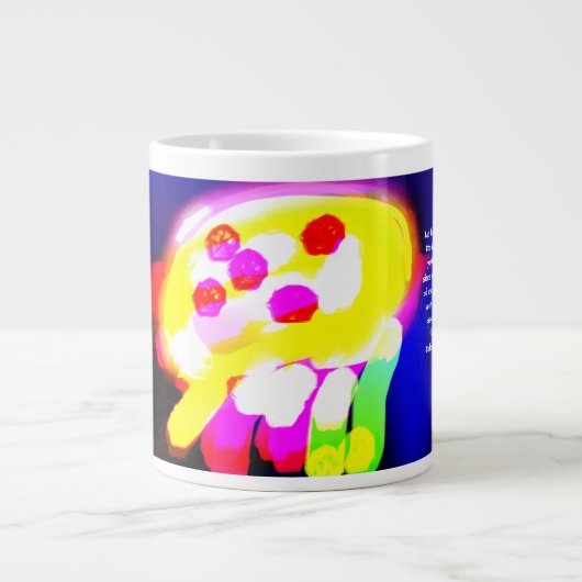 Grande Tasse Jésus reconnaissant (Devant)