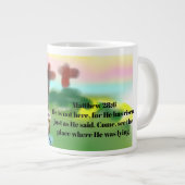 Grande Tasse jésus ressuscité (Devant droit)