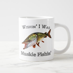 Grande Tasse J'Étais Muskie Fishin