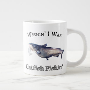 Grande Tasse J'Étais Pêche À La Catfish