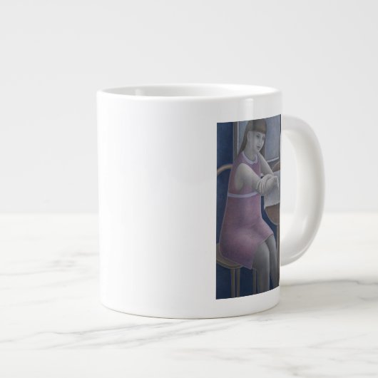 Grande Tasse Jeune fille lisant 2008 (Devant droit)