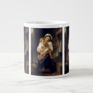 Grande Tasse Jeune Mère Regardant Son Enfant