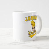 Grande Tasse Johnny Bravo Collegiate Graphic (Devant droit)
