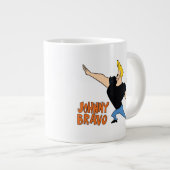 Grande Tasse Johnny Bravo Flexing (Devant droit)