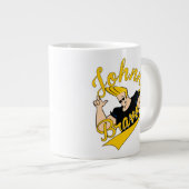 Grande Tasse Johnny Bravo Graphisme sportif (Devant droit)