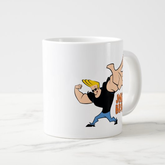 Grande Tasse Johnny Bravo Pose Iconique (Devant droit)