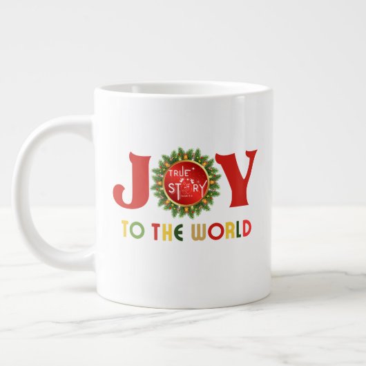 Grande Tasse Joie à la couronne mondiale de Noël (Gauche)