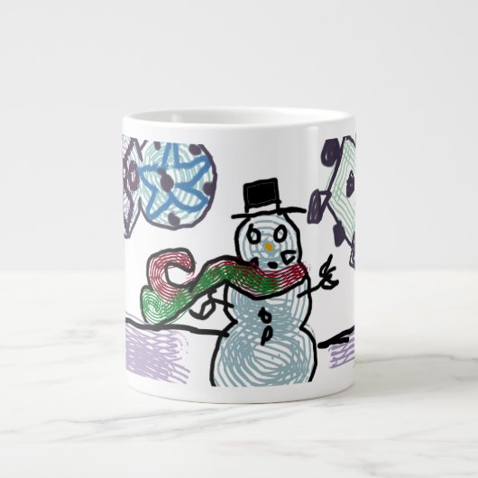 Grande Tasse Joie de neige (Devant)
