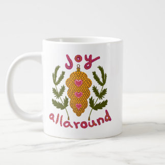 Grande Tasse Joie tout autour de l'ornement de Noël